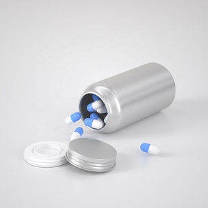 Customized Aluminum Capsule Bottles Medicine Cans Fish Oil Capsule <b>Containers</b> Supplement Jar <b>Pill</b> Bottle - Product Image 1