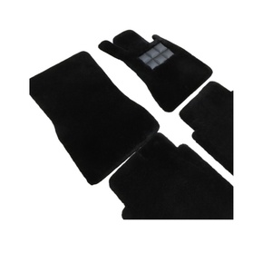 Tapis de sol de voiture sur mesure en peau de mouton australienne de luxe 35 mm, ensemble complet de 5 pièces pour Mercedes-Benz Classe S S450 2022, antibactérien - Product Image 6