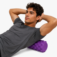 Rouleau de massage en mousse EVA BSW Yoga 32 cm pour la relaxation musculaire profonde unisexe