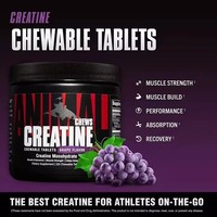 Comprimés à croquer de créatine monohydrate OEM 5g par portion, saveur raisin, extrait de Panax Notoginseng et racine d'Astragale, pour la gym et le sport