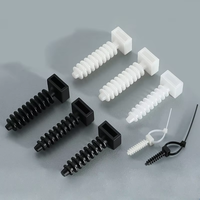 CHCC - Abrazaderas de Nylon 66 para Cables, Organizadores de Cables de Plástico