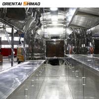 Neuer Oriental Shimao Kommerzieller Aluminium-Rahmen Mobiler Food-Trailer Food-Truck mit Vollausstattung zum Verkauf in den USA
