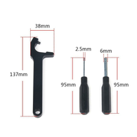 Kit d'outils de démontage de haute qualité, ensemble de clés en aluminium trois pièces, outil de démontage de chargeur pour usage tactique et de chasse