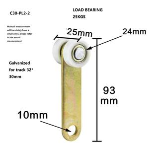 Songyin Kunshen rouleaux de rideaux roulants suspendus <span class=keywords><strong>porte</strong></span> de grange Rail <span class=keywords><strong>chariot</strong></span> roue Unistrut roue <span class=keywords><strong>chariot</strong></span> - Product Image 2