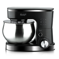 RAF 3 en 1 batteur sur socle ménage acier inoxydable 5L crochet à pâte fouet batteur batteur électrique sur socle