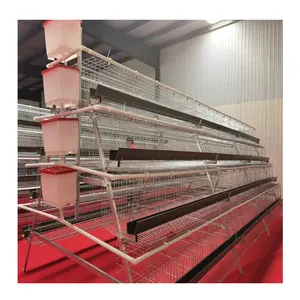 A Shape Design dipped galvanized 128 hens Battery cages for poultry chicken layer for sale