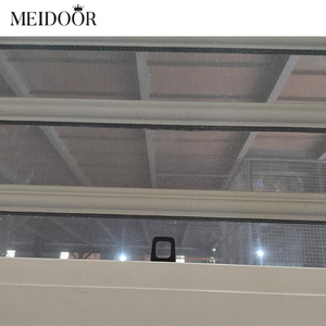 Fenêtre à persienne en verre d'aluminium standard australien avec moustiquaire fenêtre à persienne réglable pour villa - Product Image 5
