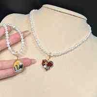 Art Femmes 6-7mm Naturel Haute Qualité Baroque Perle D'eau Douce Collier 38 + 5cm avec 38 + 5cm Chaîne Nouveau et Élégant Accessoire