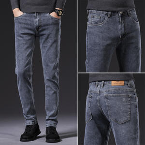 Vente chaude printemps et automne nouveaux jeans pour hommes pantalons en denim multicolores élastiques pour jeunes pour hommes - Product Image 4