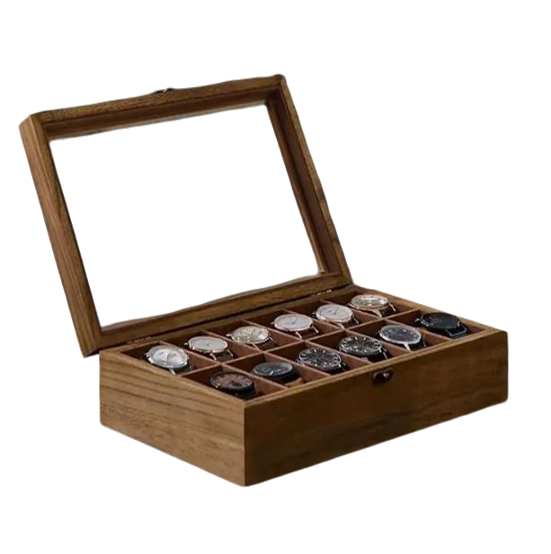 Wholesale Square Leather Eco-Friendly Fashion Watch Display & Storage Box Jewelry Box