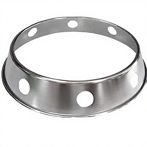 Support minimaliste en acier inoxydable sur pied à un niveau pour <span class=keywords><strong>wok</strong></span> et faitout avec anneau de maintien pour cuisinière à gaz - Product Image 3