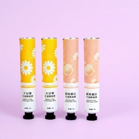 Tubes cosmétiques en aluminium-plastique personnalisés avec impression UV offset, bouchon à vis 12,7-35 mm, 35 ml, type compressible, emballage vide pour crème pour les mains