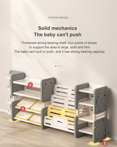 도매 최신 현대 미니멀리스트 레이어 어린이 장난감 자동차 아기 만화 스토리지 캐비닛 랙 - Product Image 5