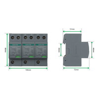 50ka classe 1 2 solaire puissance parafoudre surge protector appareils dc spd t1 + t2 suntree/oem