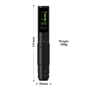 Máquina de Tatuar Rotativa <span class=keywords><strong>Ambition</strong></span> con Carrera Ajustable de 2.0-3.5mm, Kit Inalámbrico, Pluma de Tatuar con Carrera Ajustable - Product Image 5