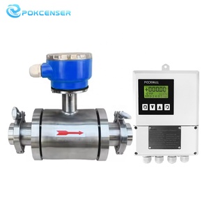 RS485 الرقمية منفصلة الحليب السائل المياه مقياس التدفق الكهرومغناطيسي المغناطيسي بطارية البيرة تعمل الطين الصحي - Product Image 3