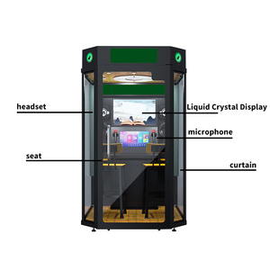 2 giocatori divertimento Karaoke distributore automatico piccolo KTV aria condizionata Mobile sala canto 12 mesi giochi a gettoni - Product Image 4
