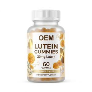 OEM ODM ลูทีน ซีแซนทีน กัมมี่ 20 มก. 60 เม็ด บรรจุภัณฑ์แบบขายส่ง รับผลิตแบรนด์ส่วนตัว - Product Image 1