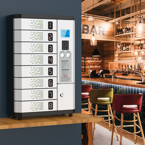 Armario de Carga Pilot de 8 Compartimentos con Carga Rápida, Control Central, Sistema de Bloqueo con Código PIN de 6 Dígitos, Montaje en Pared o Soporte de Suelo Opcional - Product Image 2