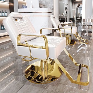 Fauteuil de coiffure haut de gamme 2026 pour salon de coiffure, équipement de barbier, chaise inclinable pour shampoing, coupe de cheveux, permanente, coloration et détente - Product Image 4