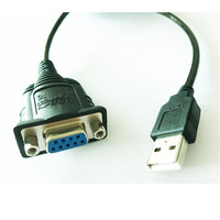 Cable adaptador FTDI USB a serie RS232 DB9 macho a hembra de alta calidad con blindaje trenzado conductores de cobre puro chaqueta de PVC