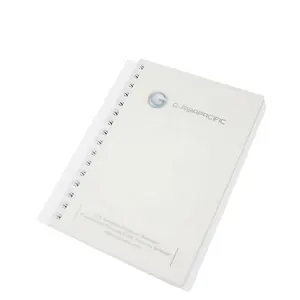 Grundschule PVC Whitelines Zusammensetzung Spiral Notebook 500 Blatt für Kinder