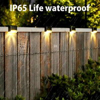 Lampes solaires LED IP65 étanches pour extérieur, jardin et terrasse, avec détecteur de mouvement et contrôle par application, pour escaliers et marches, décoration de jardin