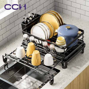 <span class=keywords><strong>Escurridor</strong></span> <span class=keywords><strong>de</strong></span> <span class=keywords><strong>Platos</strong></span> Sobre el Fregadero CCH, Ahorra Espacio, Organizador <span class=keywords><strong>de</strong></span> Cocina para Fregadero - Product Image 1