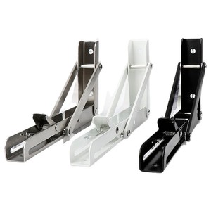 Étagère murale pliable à support de résonance, étagère de bureau robuste avec support triangulaire et conception télescopique - Product Image 2
