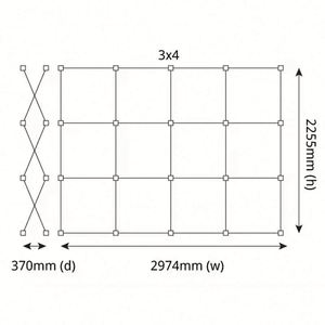 Customizable Backlight Pop up Display Banner <b>Stand</b> LED Light Box Portable Trade Show Booth <b>Backdrop</b> - Product Image 3