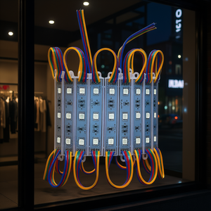 Módulo LED de 207 Pies, RGB, Cambio de Color, IP68, Resistente al Agua, Luz Publicitaria para Montaje en Ventana, Control Remoto - Product Image 2