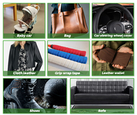 Échantillon Gratuit - Cuir PU Recyclé Gaufré Scintillant Tissé pour Meubles, Imitation Cuir Brillant en PVC Imperméable, Décorations, Boîte Cadeau
