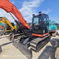 Excavatrice Kubota KX185 d'occasion de haute qualité, KX165, KX185, KX080, pelle sur chenilles de 8 tonnes pour la construction en carrière