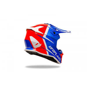 Intrepido casco da Motocross con visiera blu/rossa ABS Shell taglia libera per moto XL nuova condizione - Product Image 4