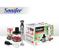 Sonifer SF-8081 Ensemble de mixeur plongeant multifonctionnel 3 en 1 professionnel pour la maison en acier inoxydable rapide électrique hachoir fouet