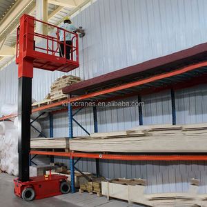 Mobile Telescopic <b>Work</b> <b>Platform</b> Electric Hydraulic 3.6m 4.8m 6m 8m Personnel Lifts Self-propelled Vertical Mast - Product Image 5