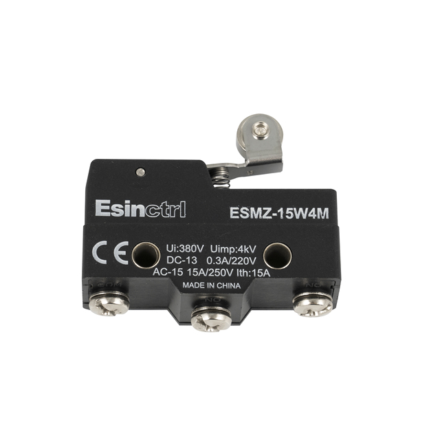 NNC industrial SPDT Waterproof Dusrproof Limit Switch with Short Hinge Roller Lever ESMZ-15W4M Limit Switch