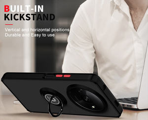 Fundas de teléfono móvil con soporte de anillo magnético translúcido para Xiaomi <span class=keywords><strong>Redmi</strong></span> A3 <span class=keywords><strong>A1</strong></span> A2 4G Plus, funda de teléfono mate a prueba de golpes con ajuste completo - Product Image 5