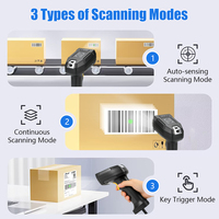 Lecteur de codes-barres industriel avec garantie de deux ans, scanner de codes-barres CMOS 1280x1024 USB pour la lecture précise des codes 1D, 2D et DPM