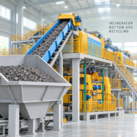 Usine de tri IBA pour la séparation de l'aluminium, du cuivre et des métaux ferreux