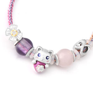 Pierre de guérison en quartz en cristal naturel respectueux de l'environnement pour les bijoux de bracelet en perles de bricolage - Product Image 4