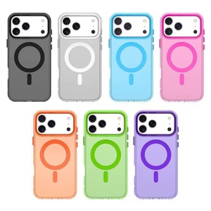 Funda Magnética Transparente Mate para iPhone 17 Air Series, con Botones Metálicos y Marco para Lente, Carcasa de PC para iPhone - Product Image 2