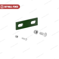 Valla de seguridad de metal con placa W & D soldada galvanizada, enrejado y puertas de esgrima de alta durabilidad