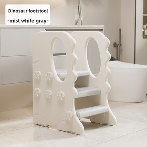 Marchepied multifonctionnel pour enfants, design dinosaure, antidérapant, pour l'apprentissage de la propreté, le lavage des mains et comme aide de cuisine - Product Image 1
