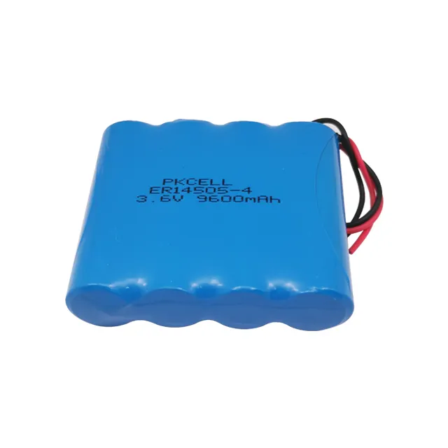 3.6V 9600 MAh 1S4P AA ER14505 Lithium Pin Gói