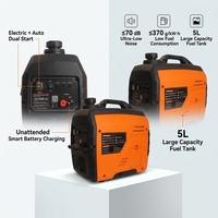 Générateur à essence série DC 48V, unité d'alimentation portable pour le chargement de batteries, voyages en camping