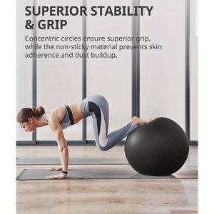 <span class=keywords><strong>Pelota</strong></span> <span class=keywords><strong>de</strong></span> <span class=keywords><strong>Yoga</strong></span> <span class=keywords><strong>de</strong></span> 65 cm, Grande, Forma <span class=keywords><strong>de</strong></span> Cacahuete, 25 cm, Negra, Cara <span class=keywords><strong>Pequeña</strong></span>, con Perlas, con Peso, Logotipo Personalizado - Product Image 3