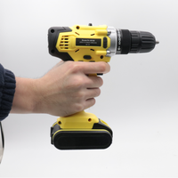 Nouvel arrivage de perceuses électriques sans fil 21V, outil de forage électrique OEM en couleur privée, batterie Lithium-Ion, outils électriques, tournevis jaune
