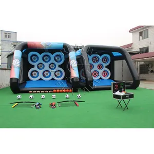 factory direct Commercial Grade small inflatable amusement game with interactive play ips system