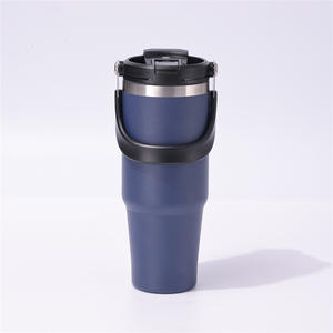 도매 사용자 정의 로고 이중 벽 절연 물병 <span class=keywords><strong>30</strong></span> <span class=keywords><strong>OZ</strong></span> 텀블러 누출 방지 야외 여행 머그 밀짚 새로운 디자인 12oz - Product Image 2